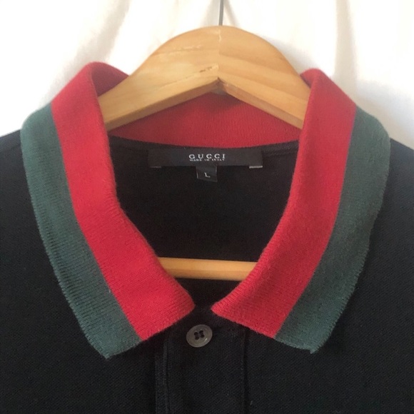 Gucci polo shirt black - Picture 2 of 5